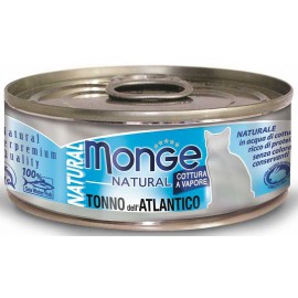 Monge Cat Natural Консервы для кошек атлантический тунец 80 г